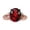GD2, variant on YYKihy Garnet Ring For Women Trendy Open Design Ring With Red Gemstone Unique Jewelry