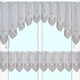 thumbnail image 4 of Bearachild 2X cortina de ventana de encaje de fibra, cortinas extraíbles portátiles lavables para interior, dormitorio, cocina, cafetería, decoración Type7 NO7 Bearachild JJ25840-01, 4 of 6