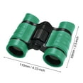 thumbnail image 2 of Uxcell 4X30 Compact Folding Shock Proof Binoculars Green with Neck Strap, 2 of 6