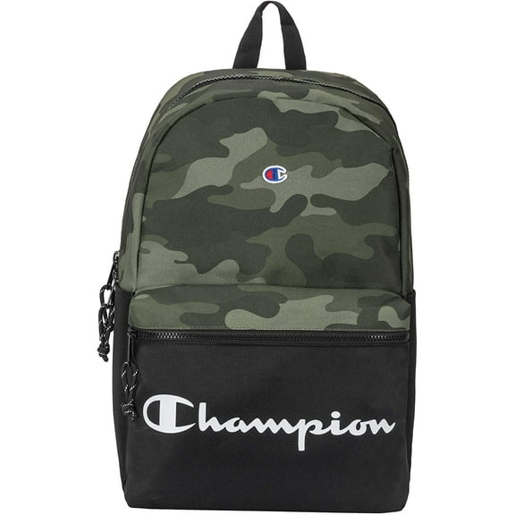 Champion Manuscript Backpack One Size Green Grid Camo