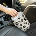 thumbnail image 2 of Renewold Durable Car Trash Can Dog Paw Car Accessories Foldable Auto Garbage Bag Dustbin Container Universal Waste Basket Storage Pockets Hanging Vehicle Trash Bin, 2 of 6