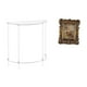 thumbnail image 1 of Mesita de noche de acrílico,Mesa auxiliar de acrílico transparente Mesa auxiliar transparente en capas,Mesa pequeña de acrílico,mesita de noche pequeña,compacta,Marco de fotos,Marco de, 1 of 8