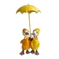 thumbnail image 2 of Dserhfy Holding Umbrella Duck Statue Outdoor Garden Yard Yellow Umbrella Duck Figurine Resin Animal Sculpture Home Office Decoration Ornament, 2 of 8