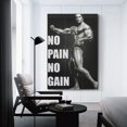 thumbnail image 4 of Arnold Schwarzenegger No Pain No Gain Poster Canvas Poster Room Aesthetic Decorative Wall Art Print Family Bedroom Decor, 4 of 6