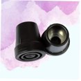thumbnail image 3 of AURARMLET 6Pcs Walking Stick End Walking Stick Caps Black Protector Paved Roads, 3 of 8