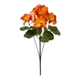 thumbnail image 2 of Artificial Geraniums Faux Flowers UV Resistant Realistic Bouquet for Garden Patio Porch Window Box Hanging Basket Home Wedding Party Decorations, 2 of 7