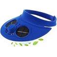 thumbnail image 5 of ZHAOCHENG Sombrero de playa con ventilador de energía solar unisex para adultos y niños, protección solar para verano, viajes, ciclismo y deportes, 5 of 5