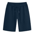 thumbnail image 3 of Chiccall Mens Soft Sweat Shorts Casual Classic Elastic Waist Workout Drawstring Beach Shorts, 3 of 4