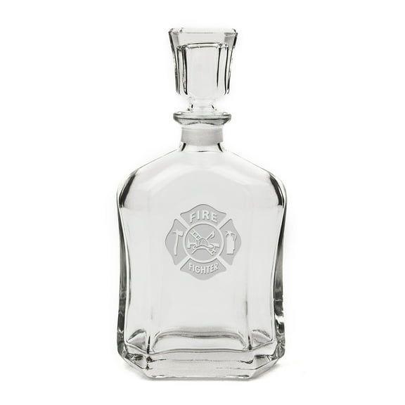 Firefighter 23.75 oz Classic Whiskey Decanter