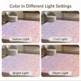 thumbnail image 7 of ODIKA 6'x9' Washable Area Rug Non-Slip, Chair-Friendly, Pink Motif Ombre Gradient Watercolor Motifs Confetti Dots Large Flowing Dynamic for Dining Room, Under Table, Office Décor, 7 of 7