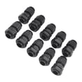 thumbnail image 4 of 50pcs PG7 Cable Glands Black Nylon Waterproof Strain Relief Cord Grip Cable Gland With Gasket Cable Connector For 13-13.5mm, 4 of 6