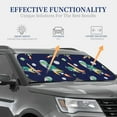 thumbnail image 4 of Fotbe Astronaut Dinosaur and Space 2-Piece Car Windshield Sun Shade | Sun Blocker for Car Windshield | Foldable Automotive Interior Accessories for Sun Protection-Large, 4 of 6