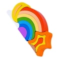 thumbnail image 4 of Juego de bloques de construcción apiladores de madera Rianbow, adorno versátil, regalo de , juguete de desarrollo temprano para niños pequeños., 4 of 9