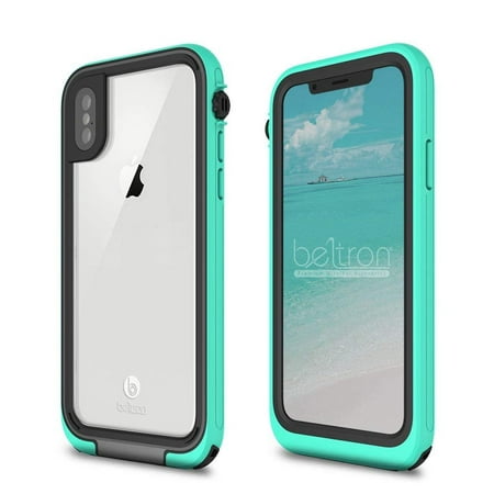 BELTRON aquaLife Waterproof, Shock & Drop Proof, Dirt Proof, Heavy Duty Case for iPhone X (IP68 Rated, MIL-STD-810G Certified) Features: 360° Watertight Sealed Design (Best Iphone X Features)