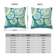 thumbnail image 2 of Jade Circles Throw Pillow Covers Sofa Rustic Home Decor For Living Room Bedroom Bed Cushion Outdoor 18"X18", 2 of 5