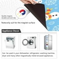 thumbnail image 2 of Coolnut Christmas Snowman Dishwasher Magnet Cover, Kitchen Refrigerator Cover Decal Decorative Washing Machine Door Panel, 23"x 26", 2 of 6
