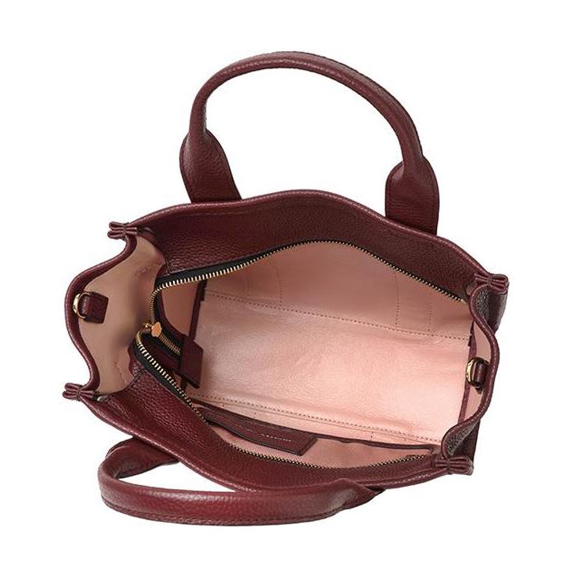 Marc Jacobs Women's Leather Zipper Tote Bag, Cherry Marc Jacobs Women's Leather Zipper Tote Bag, Cherry