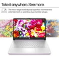 thumbnail image 5 of HP Everyday Laptop Computer for Student & Business • Intel Quad-Core CPU • 8G RAM • 128GB UFS+256GB SD Card • 1-Year Microsoft Office 365 • AI-Powered • 14 Inch LED • Windows 11 Pro, 5 of 8