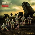 thumbnail image 4 of Figuras de acción para hombres del ejército Baimiby Army con 2 perros y 6 armas, 4 of 7