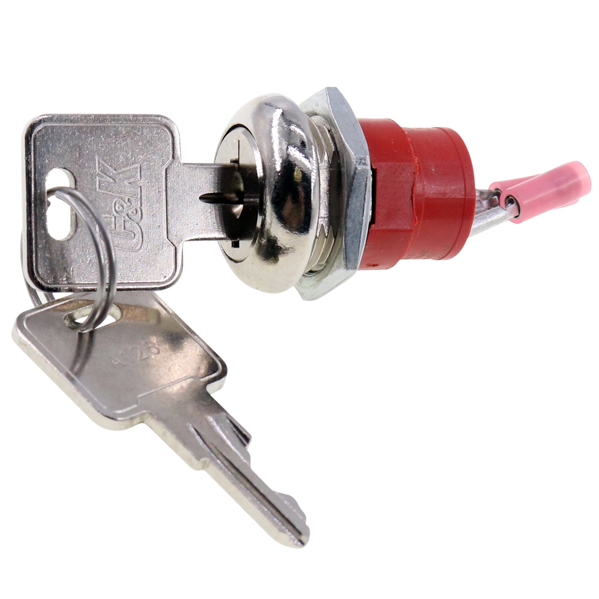 Greengate MOMKEY Wired Momentary Keyed Switch Cam Lock, Stainless