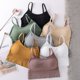 thumbnail image 3 of Sexy niñas chaleco liso hermosa espalda sin anillo de acero camisola estilo uno deportes envuelto pecho femenino sentido recogido tubo superior sujetador siete colores de un tamaño, 3 of 5