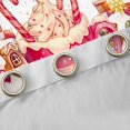 thumbnail image 4 of Castle Fairy Gingerbread Man Candy Cane Black Out Curtains for Teens Women Men,Happy Christmas Snowflake Curtains Pack Of 2 (42X63 Each),Pink Geometric Plaid Bedroom Curtains,Ultra Soft Home Decor, 4 of 6