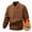 Mens Jackets & Coats Coffee, variant on Mens Fleece Lined Jackets Long Sleeve Zip Up Baseball Coats with Pockets Casual Solid Color Thermal Warm No Hood Motorcycle Outerwear Jacket