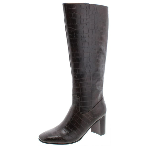 Marc Fisher - Marc Fisher Womens Revela 3 Faux Leather Knee-High Boots ...