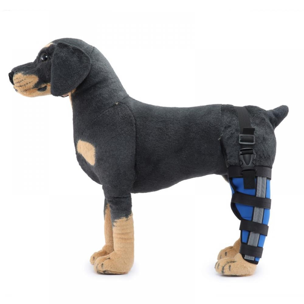 Popvcly Original Dog Knee Brace for ACL, Knee Cap Dislocation, Arthritis - Keeps The Joint Warm - Extra Support - Reduces Pain and Inflammation, Blue, XS