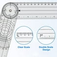 thumbnail image 3 of Protractor Pack of 10 Protractor Angle Spinal Ruler Orthopaedic Ruler Goniometer Physiotherapy Bicycle Protractor10 x Protractor, 3 of 7