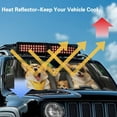 thumbnail image 5 of Uorisanigo Windshield Sun Shade Compatible with 2018-2025 Jeep Wrangler JL and Compatible with 2020-2025 Jeep Gladiator Foldable Cute Corgi Driving Windshield Sun Visor Blocks UV Rays, 5 of 7