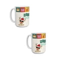 thumbnail image 1 of Duo de Taza Navidad 15oz Reno Cool Merry Christmas, 1 of 6