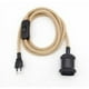 thumbnail image 1 of Portalámparas E27 con cable e interruptor, suspensión con casquillo para lámparas de pie, candelabros, PEBA, 1 of 5