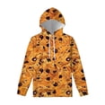 thumbnail image 2 of Sudadera con capucha con estampado 3D de galletas con chispas de chocolate para hombre y mujer, informal, de manga larga, con dibujos animados y bocadillos, 2 of 4
