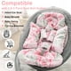thumbnail image 5 of Soporte para cabeza infantil DILIMI con inserto para asiento de coche, flor rosa, 5 of 8