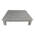 thumbnail image 4 of Solid Wood 36" x 36" Dining Table in Washed Gray Taupe, 4 of 10