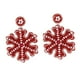thumbnail image 2 of Pendientes de cuentas navideñas perfecl de fieltro para regalo de Navidad de año Nuevo para mujeres y niñas, 2 of 8