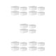 thumbnail image 1 of Yuarrent Recipiente de plástico para alimentos: transparente, fácil de localizar, sin BPA, conserva la frescura, frío y caliente, blanco Type2 NO2, 1 of 6