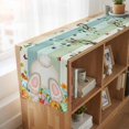 thumbnail image 6 of Table Runners 72 Inches Long Dress Scarves, Easter Farmhouse Kitchen Table Runner, Coffee Tablerunners, Spring Watercolor Eggs Country Tulip Wooden Grain 18x72 Inch, 6 of 9