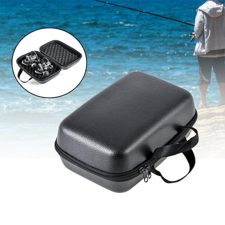 Fishing Reel Protective Case Fishing Reel Cases Cover Hard Fishing Reel Protective Case Pouch Storage Box 28cmx19cmx12.5cm