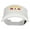 White, variant on Afghanistan Vet Ribbon Embroidered Cotton Twill Sun Visor - Khaki OSFM