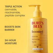 Burts Bees Boosted Lightweight Body Lotion for Sensitive Skin, 13 oz. Bottle