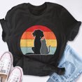 thumbnail image 4 of EcoLoom Dog Paw Dog Squad Dog Parent Cute Cat And Dog Graphic Short Sleeve Unisex T Shirt, 4 of 6