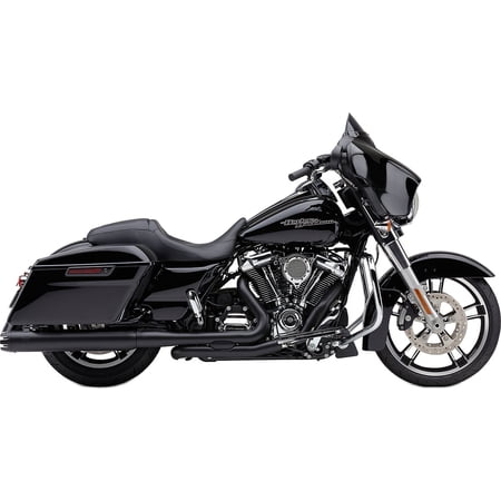 Black 4 in. NH(Neighbor Hater) Series Slip-On Mufflers w/Dual Cut Tip