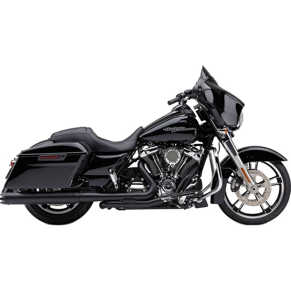 Black 4 in. NH(Neighbor Hater) Series Slip-On Mufflers w/Dual Cut Tip