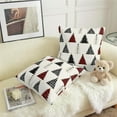 thumbnail image 3 of Buffalo Plaid Christmas Tree Pillow Covers 20x20 Set of 2 Red Black and White Xmas Decorative Outdoor Throw Pillow Cases Seasonal Farmhouse Cushion Case Winter Holiday Decor for Sofa Couch, 3 of 6