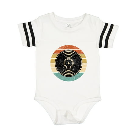 

Inktastic Retro Vinyl Record Music Vintage Sunset Gift Baby Boy or Baby Girl Bodysuit