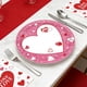 thumbnail image 5 of 14 de febrero Fiesta romántica festiva con temática de corazón brillante Vajilla desechable Platos de papel desechables de 7 y 9 pulgadas Vasos de papel Pañuelos Juego de platos de papel con temática, 5 of 6