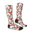 thumbnail image 3 of Fotbe Roosters print Women's Men's Novelty Crew Socks Cotton Socks Knee High Socks for Walking,Running,Nurses,Pregnancy, 3 of 9