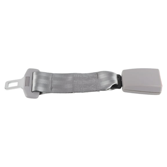 MELIVO Universal Car Seat Seatbelt Safety Belt Extender Extension W/Buckle Gray